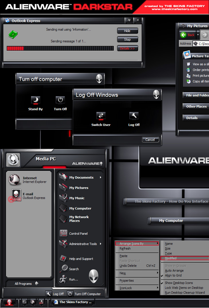 alienwaredarkstar界面设计
