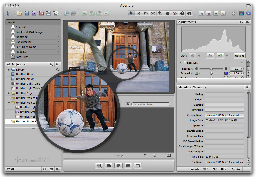 《苹果Aperture专业图像处理软件》(Aperture)