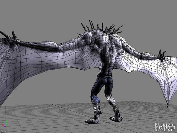 意大利Fabrizio Fioretti的CG作品-蝙蝠人