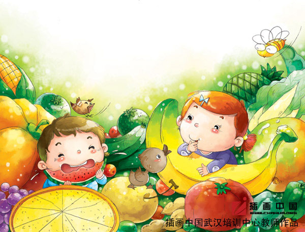 插画中国武汉培训班7月招生