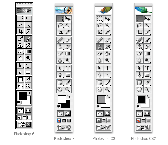 Photoshop工具栏发展史 - 视觉同盟(VisionUnio