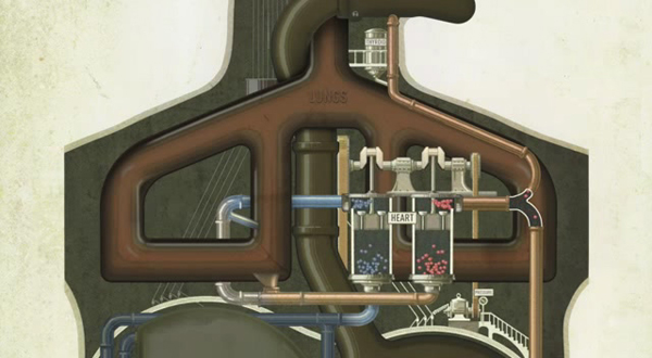 美国《人体工厂》动画短片