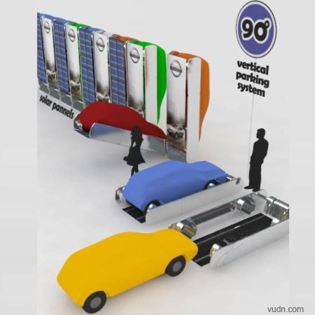 竖立式太阳能停车装置 - 视觉同盟(VisionUnion