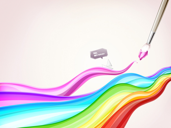 "rainbow彩虹"壁纸设计大赛作品(7)