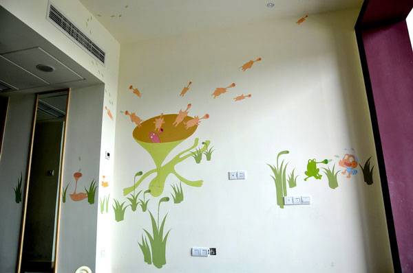 2012中国设计大展入选作品——深圳华侨城城市客栈客房空间壁画 - 视觉同盟(VisionUnion.com)