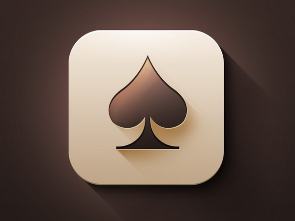 黑桃游戏iOS7风格图标设计
