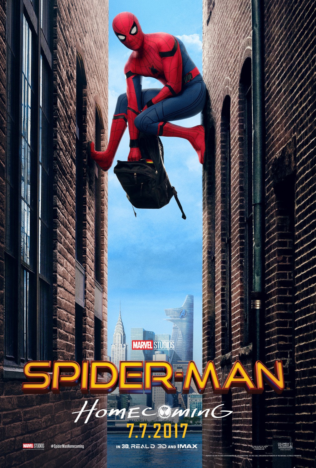 电影《蜘蛛侠:英雄归来》海报设计 - 视觉同盟