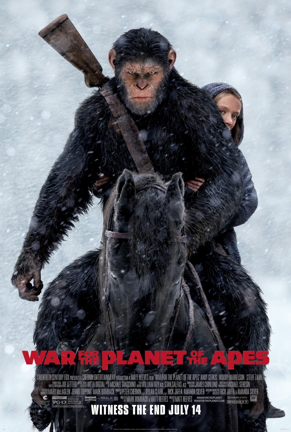 电影《猩球崛起3:终极之战》海报设计