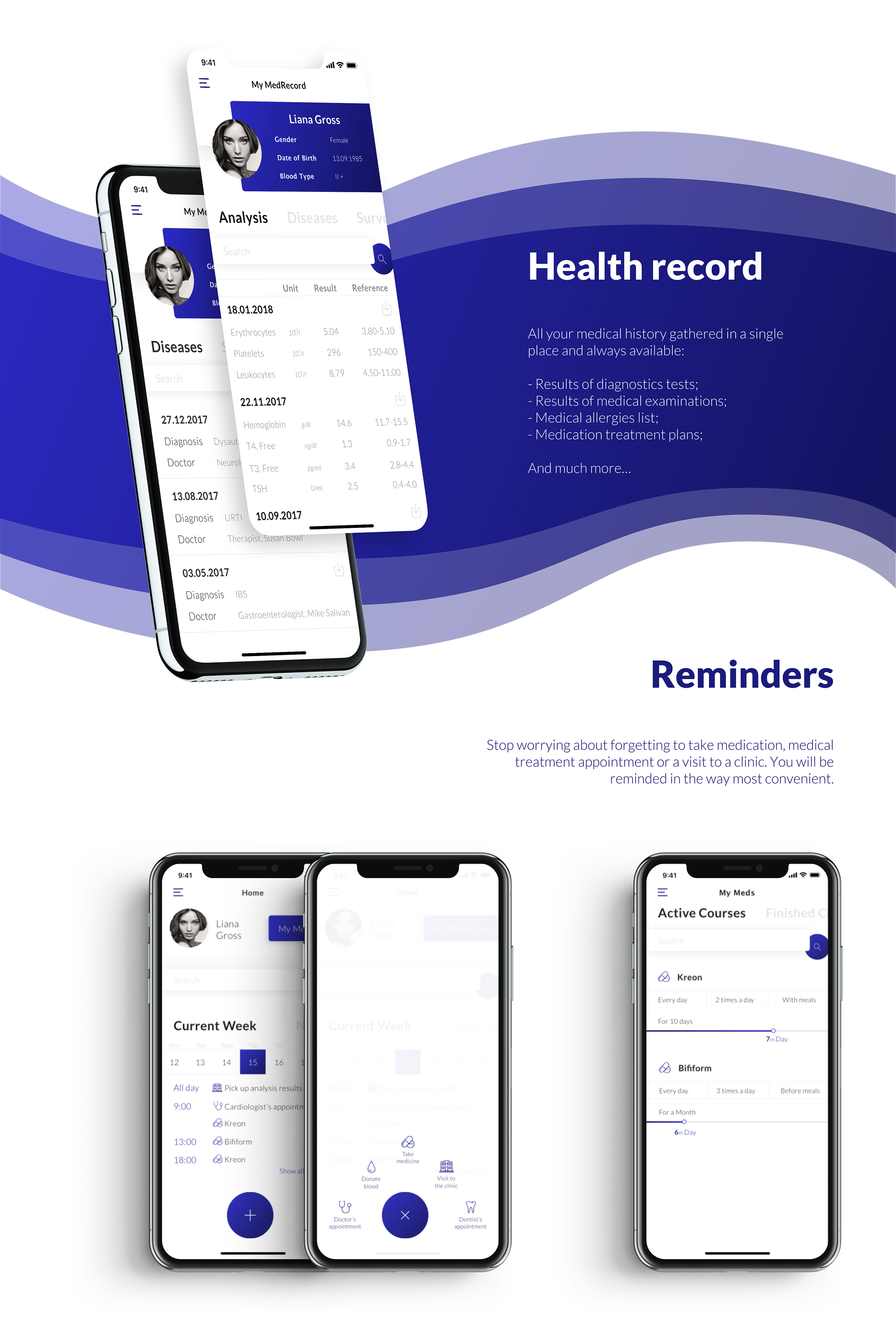 Medical Record App交互设计