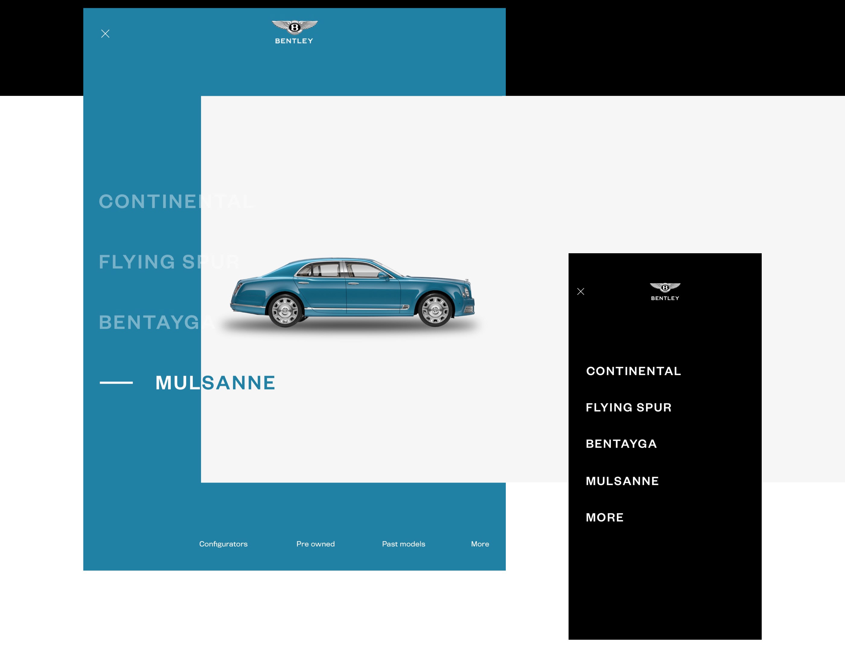 宾利汽车网站设计 