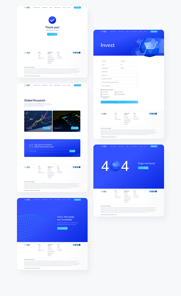 Fintech品牌及网页设计 