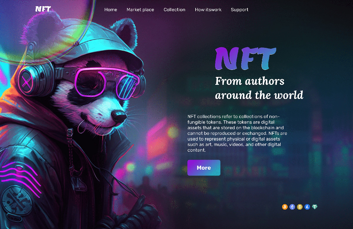 nft登录页设计